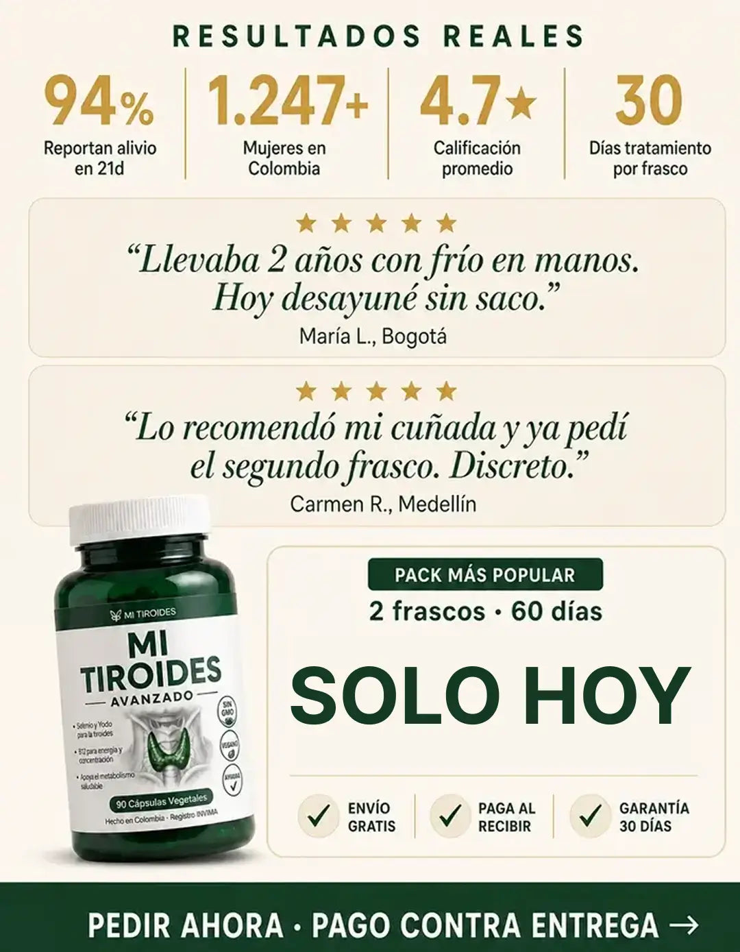 MI TIROIDES Avanzado | Tu tiroides, sin agotamiento