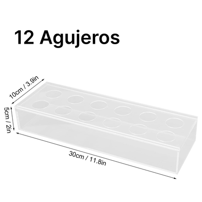 Acrilic Flowers® Centro de mesa floral acrílico transparente