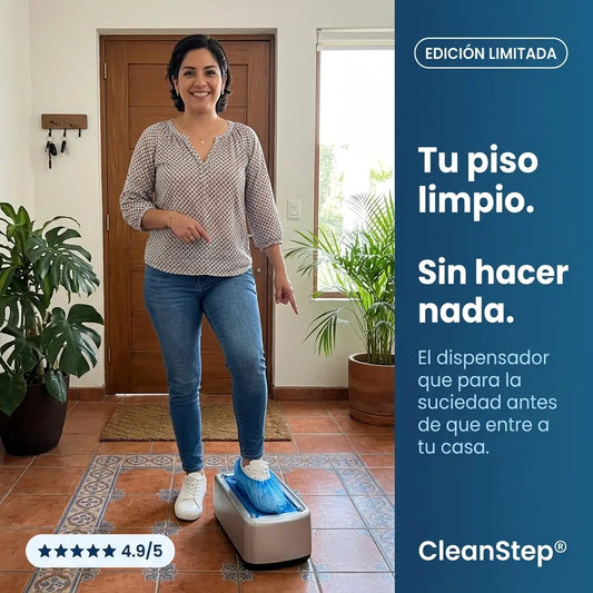 CleanStep® Dispensador Cubre Zapatos