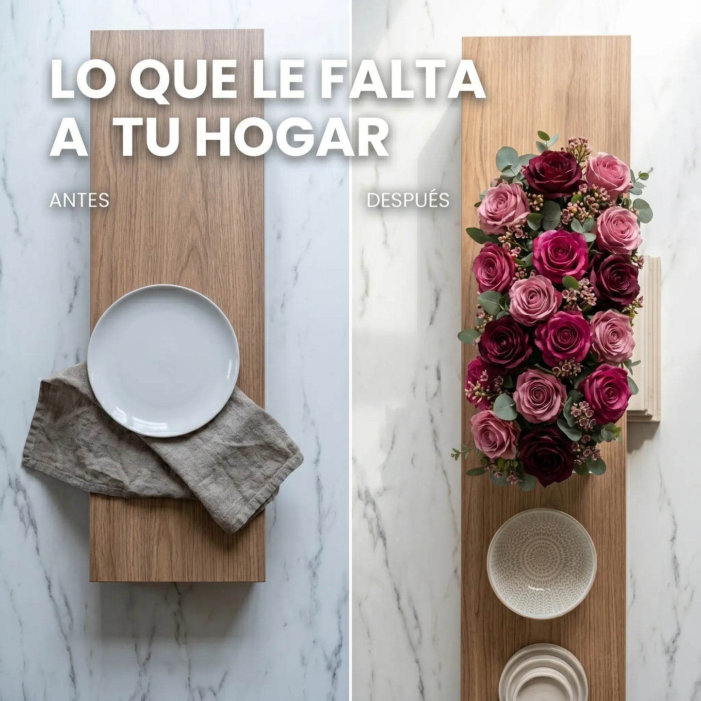 Acrilic Flowers® Centro de mesa