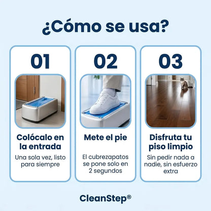 CleanStep® Dispensador Cubre Zapatos