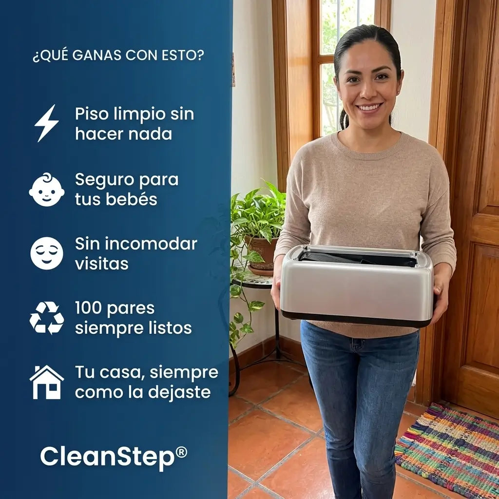 CleanStep® Dispensador Cubre Zapatos