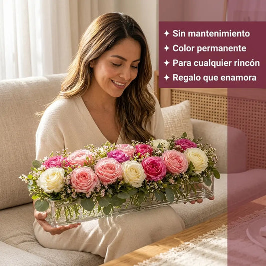 Acrilic Flowers® Centro de mesa