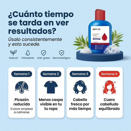 Nippori® | Shampoo Anticaspa Control Grasa