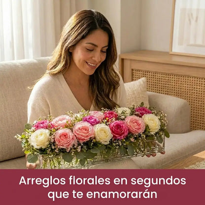 Acrilic Flowers® Centro de mesa