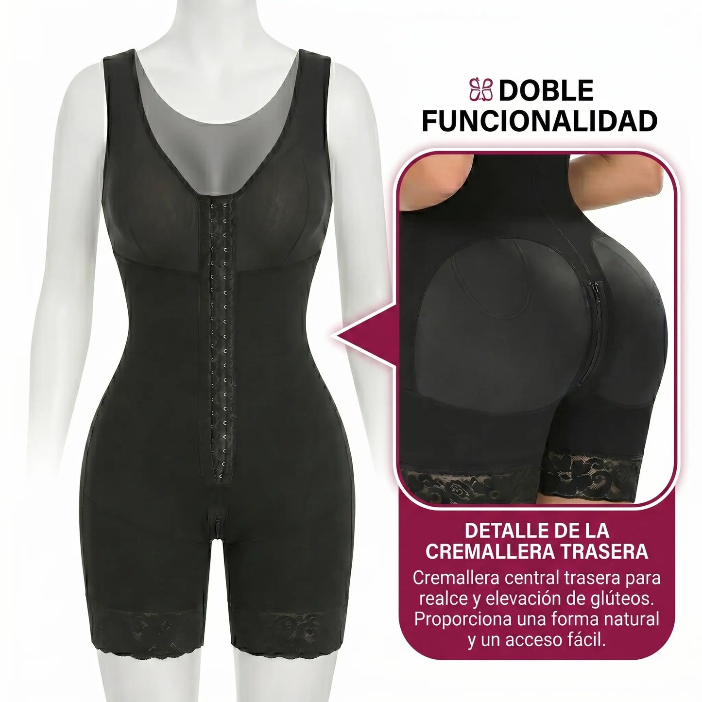 CurvaFit Pro® | Faja Moldeadora de Cuerpo Completo