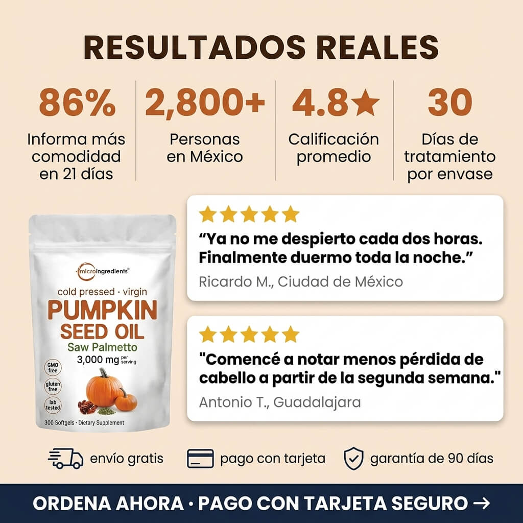 PumpkinVital® | Aceite de Semilla de Calabaza 2-en-1