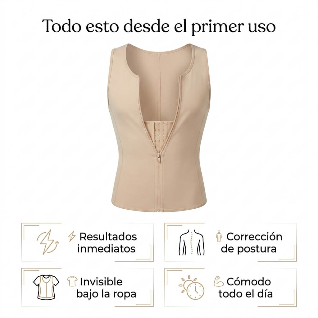 TorsoFit Pro® | Chaleco Moldeador Masculino