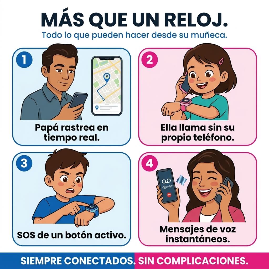 KidsWatch 4G Pro® | Reloj Inteligente GPS Infantil