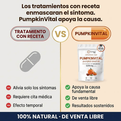 PumpkinVital® | Aceite de Semilla de Calabaza 2-en-1