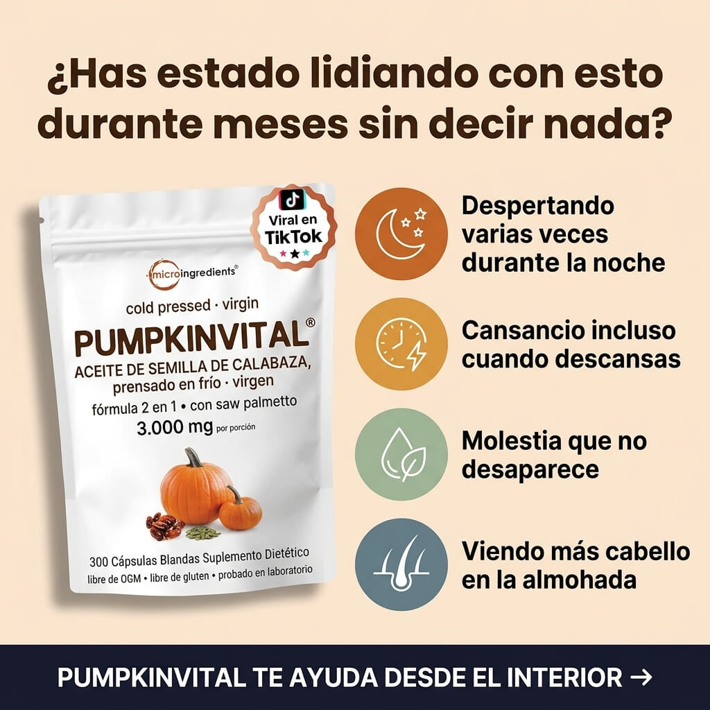 PumpkinVital® | Aceite de Semilla de Calabaza 2-en-1