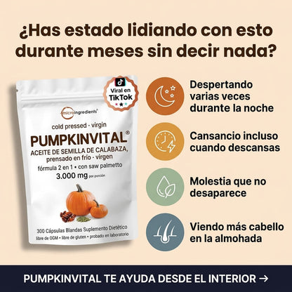 PumpkinVital® | Aceite de Semilla de Calabaza 2-en-1