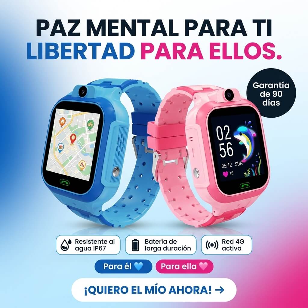 KidsWatch 4G Pro® | Reloj Inteligente GPS Infantil