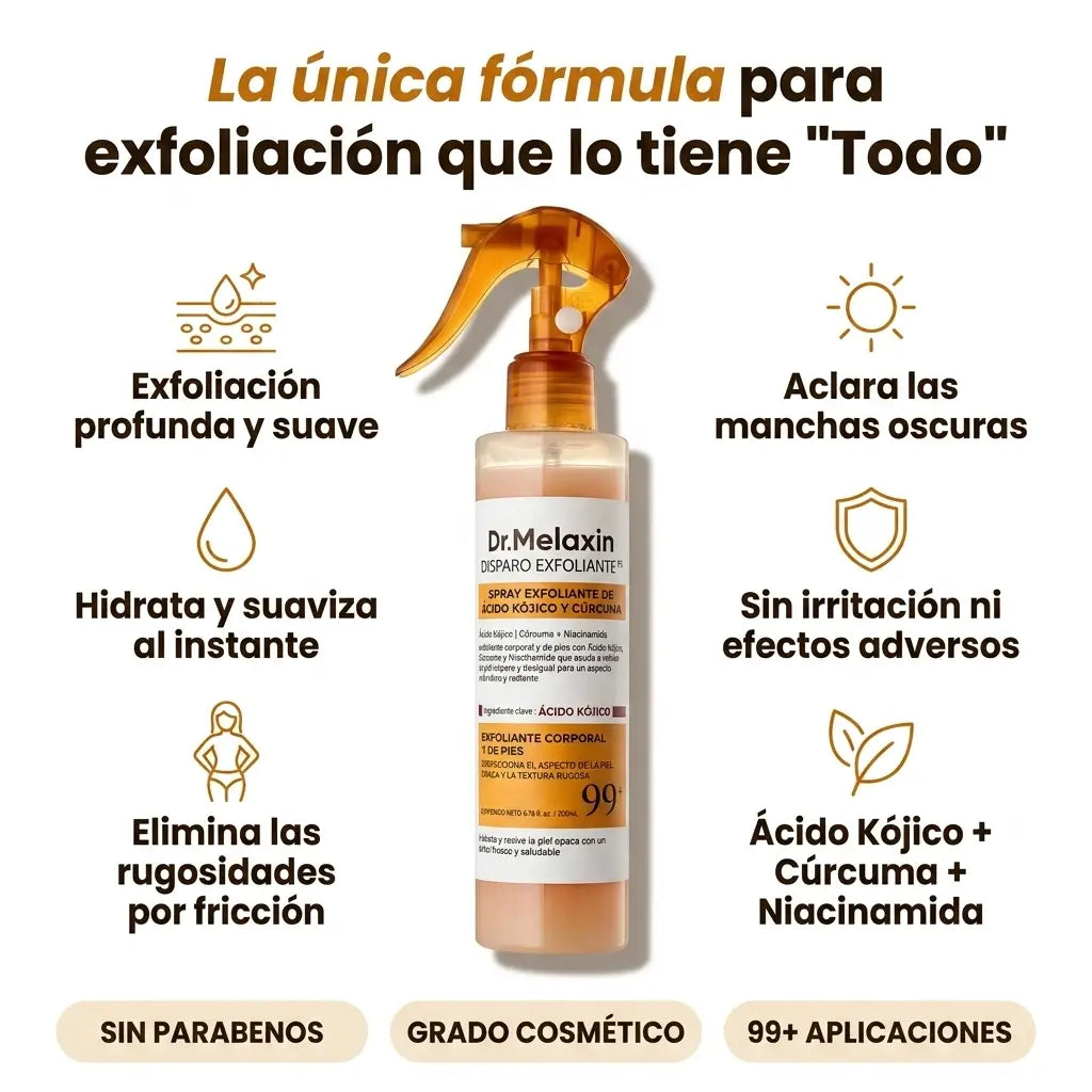 Dr.Melaxin Peel Shot® | Spray Exfoliante Manchas y Piel Opaca