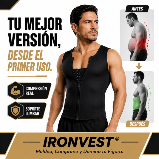 IronVest® | El Chaleco que Esculpe tu Cuerpo sin Esfuerzo