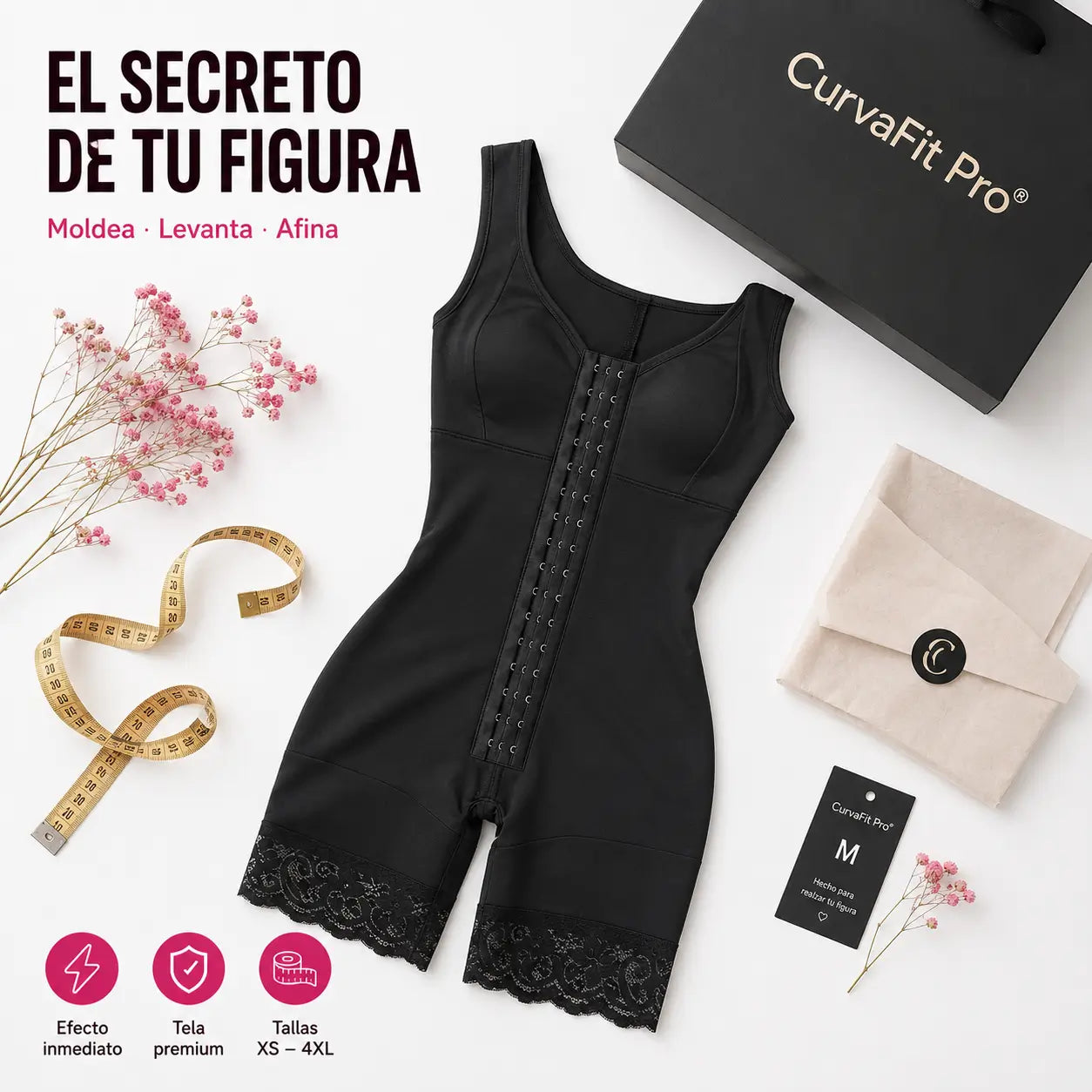 CurvaFit Pro® | Faja Moldeadora de Cuerpo Completo