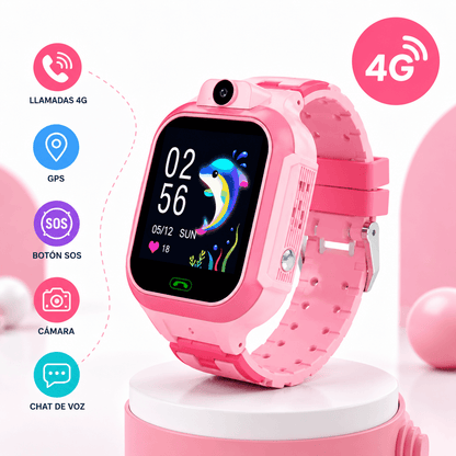KidsWatch 4G Pro® — Reloj inteligente con GPS y llamadas para niños