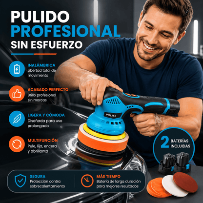Pulidora Orbital Profesional® | Acabado Perfecto en Minutos
